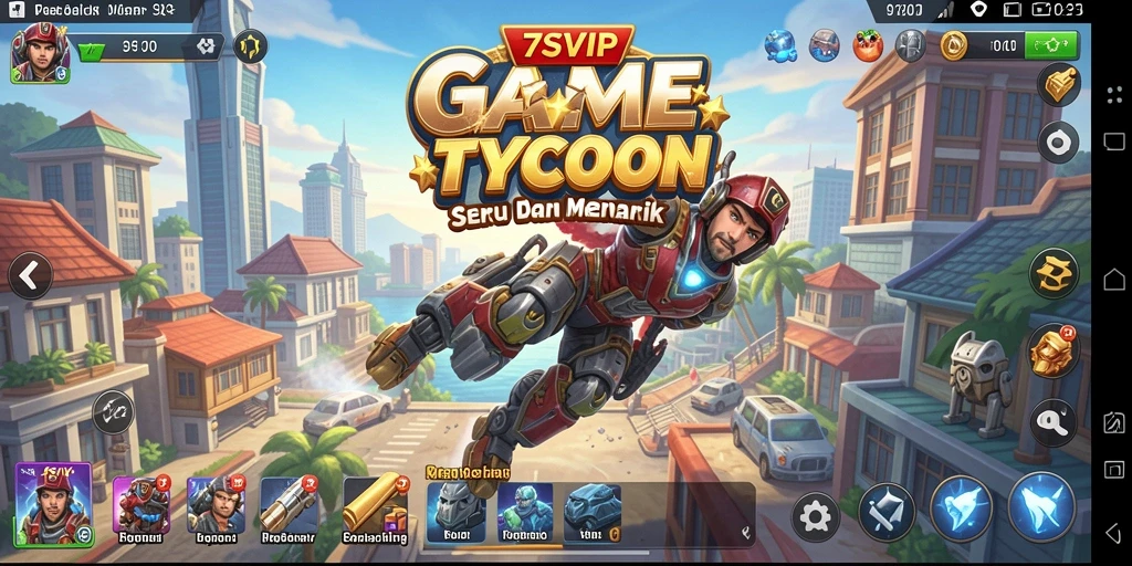 Tangkapan layar utama 7SVIP menampilkan gameplay Tycoon yang menarik.