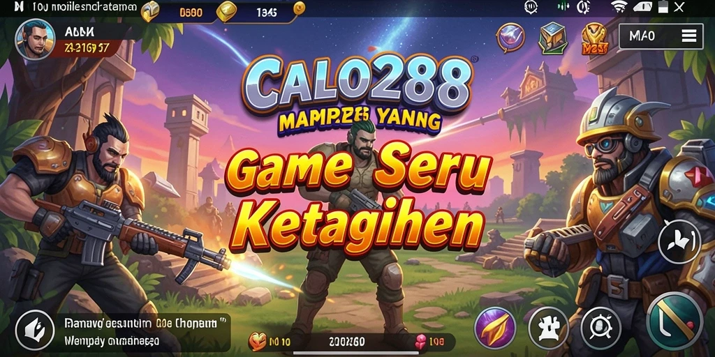 Tampilan gameplay menegangkan dari CALO288 yang penuh aksi.