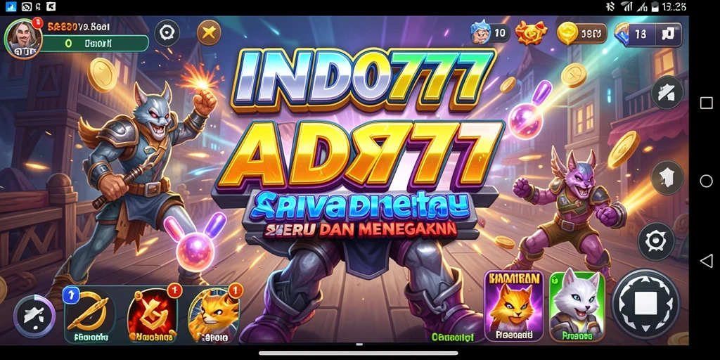 Tampilan gameplay seru dari INDO777 dengan grafis menawan.