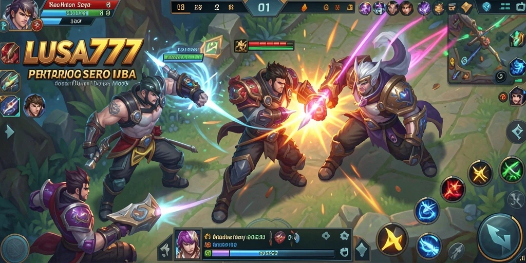 Tampilan gameplay LUSA777 yang dinamis dan penuh aksi.