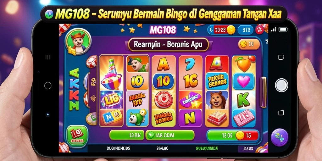 Tampilan menarik dari gameplay Bingo di MG108.