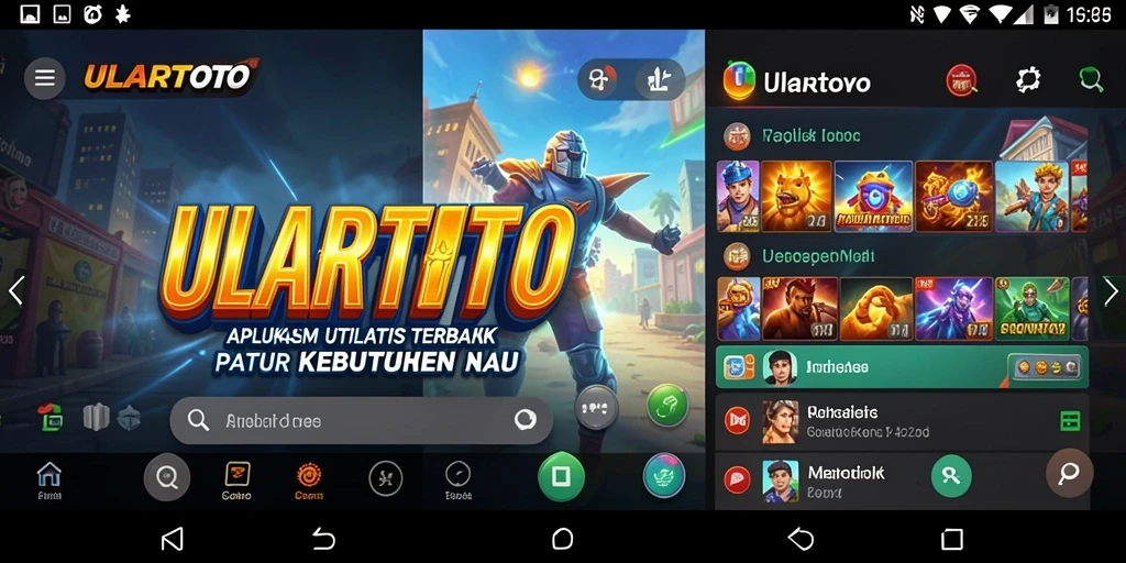 Tampilan antarmuka ULARTOTO yang menarik dan fungsional.