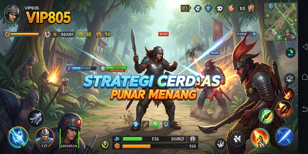 Tampilan menakjubkan dari gameplay strategis VIP805.